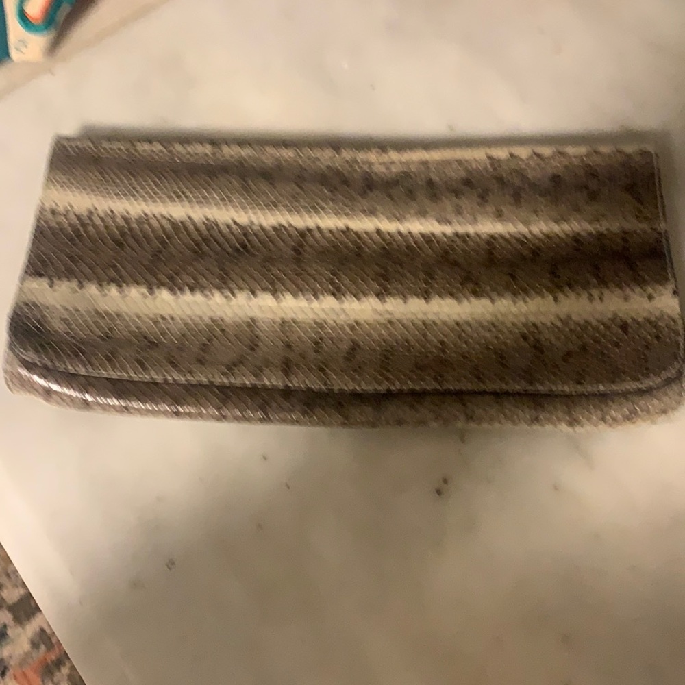 Berlin snakeskin clutch Vtg